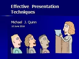 Effective Presentation Techniques