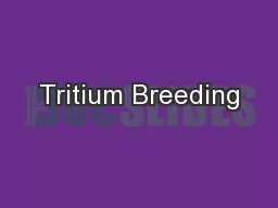 Tritium Breeding
