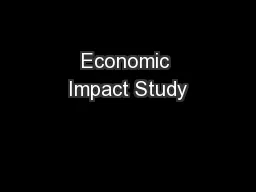 Economic Impact Study