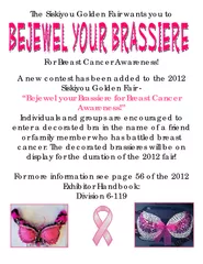 For Breast Cancer Awareness The Siskiyou Golden Fair w