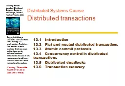 Distributed Systems Course