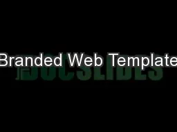 Branded Web Template