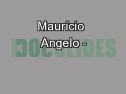 Maurício Angelo -