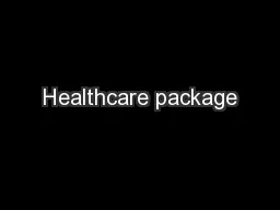 Healthcare package