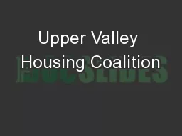 Upper Valley Housing Coalition