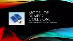 MODEL OF BUMPER COLLISIONS
