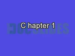C hapter 1