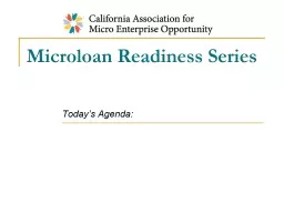 Microloan Readiness Series