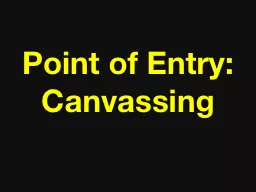 Point of Entry: