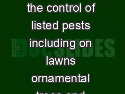 Demand CS Insecticide For use in on and around buildings and structures for the control