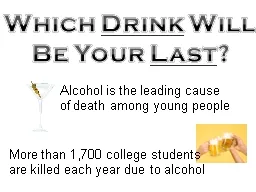 Alcohol is the leading cause