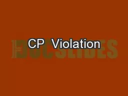 CP  Violation