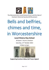 Page of  The Worcestershire Local History Forum and th