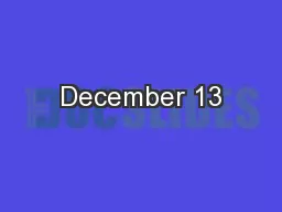 December 13