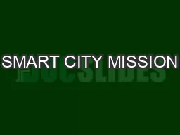 SMART CITY MISSION