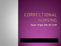 Correctional Nursing