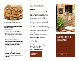 New Croft Kitchen Deluxe Sandwich Platter