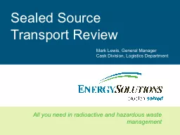 Sealed Source Transport Review