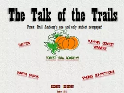 The Talk of the Trails