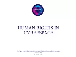 HUMAN RIGHTS IN CYBERSPACE