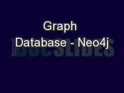 Graph Database - Neo4j