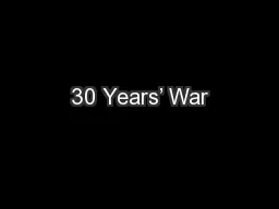 30 Years’ War
