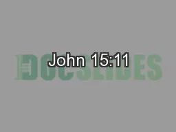 John 15:11