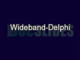 Wideband-Delphi