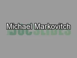 Michael Markovitch