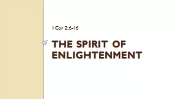 The Spirit of Enlightenment