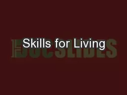 Skills for Living