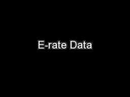 E-rate Data
