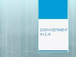 DISINVESTMENT IN S.A
