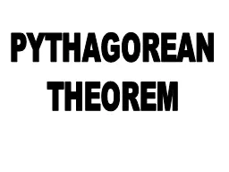 PYTHAGOREAN