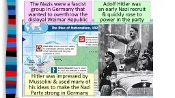 The Nazis were a fascist group in Germany that wanted to ov
