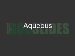 Aqueous