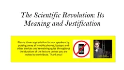 The Scientific Revolution: Its Meaning