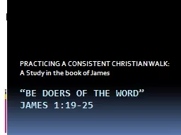 “Be Doers of the Word”
