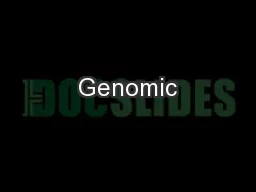 Genomic