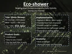 Eco-shower