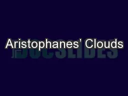 Aristophanes’ Clouds