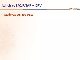 Switch to E/C/F/TAF + DRV