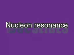 Nucleon resonance