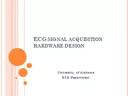 ECG signal acquisition hardware design