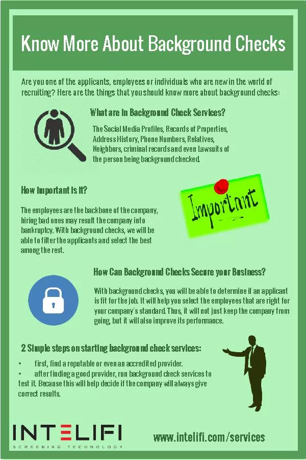Know More About Background Checks