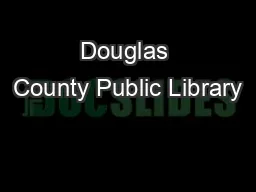 Douglas County Public Library