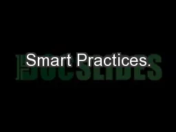Smart Practices.