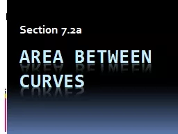 Area between curves