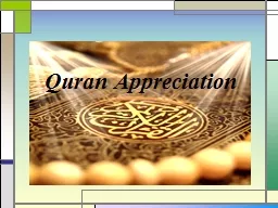 Quran Appreciation