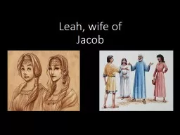 Leah, wife of Jacob